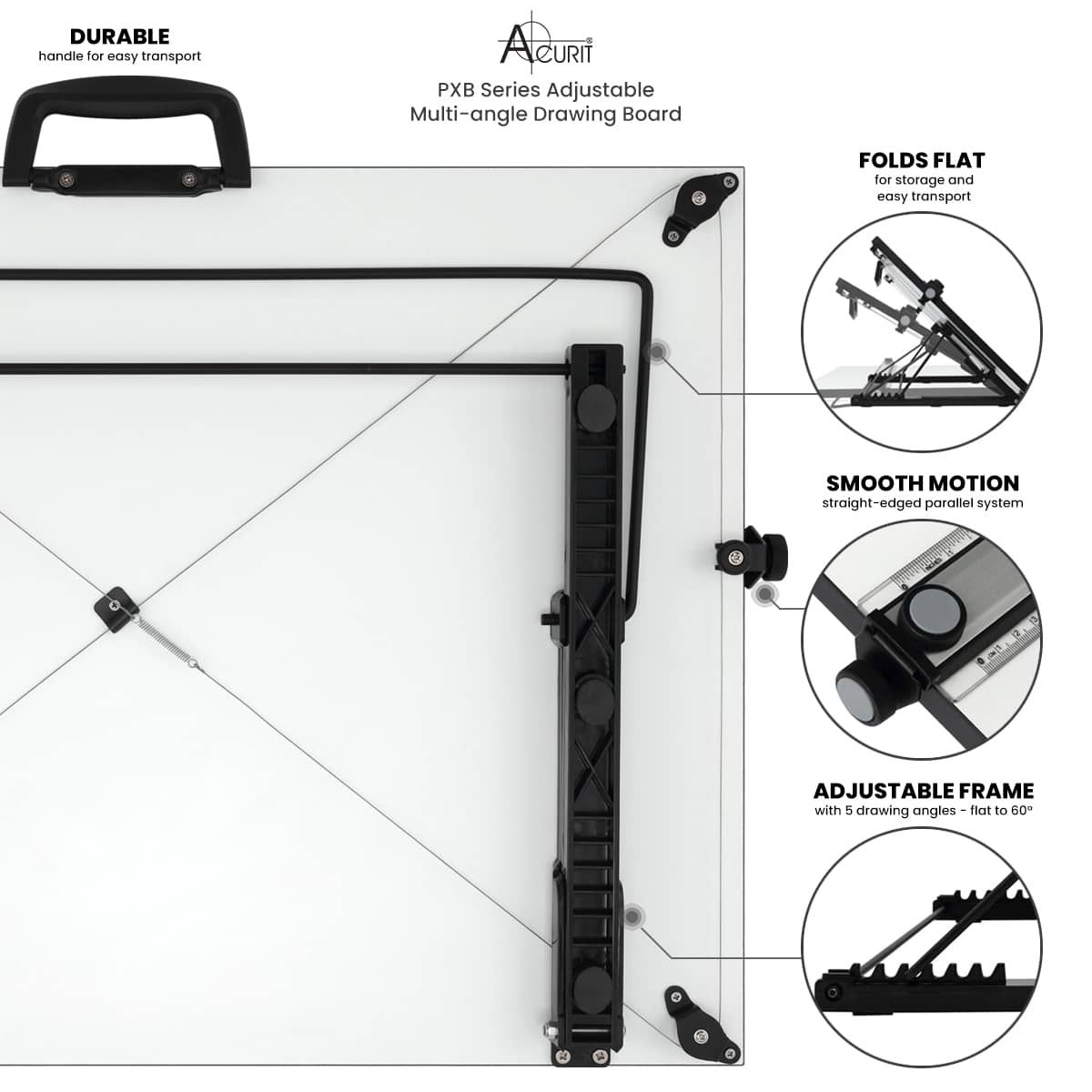 Multi-Angle PXB Drawing Board features
