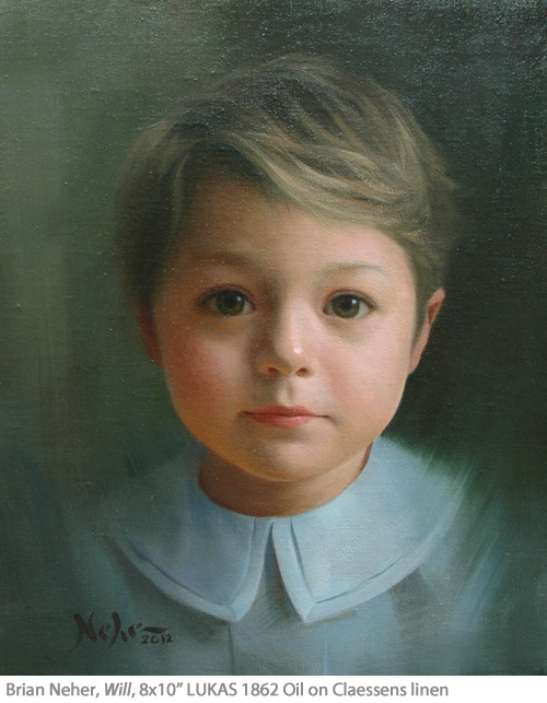 Portrait of Will, Portrait Painting Artist Brian Neher
