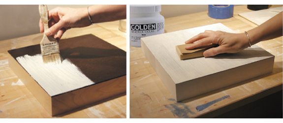 How to Apply the Acrylic Gesso