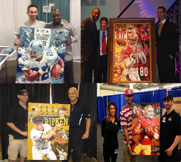 Celebrity Clients of Sports Art