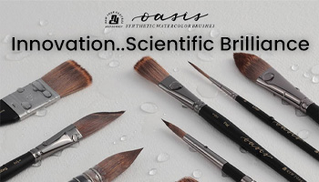 A brush unlike anything you’ve seen before! Technology Behind Oasis Synthetic Watercolor Brushes