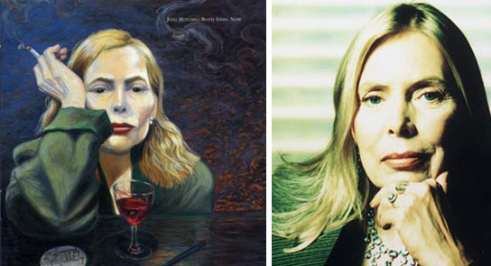 Joni Mitchell considers herself a painter first and a musician second, and her artwork has been featured on the covers of her albums.