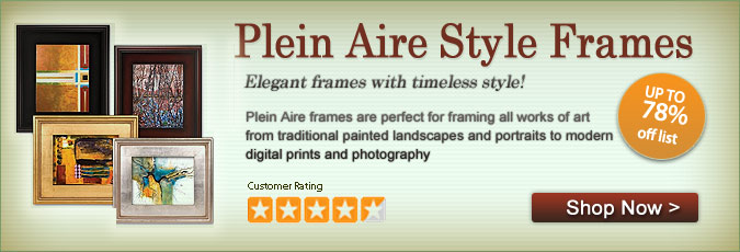 Plein Aire Frames - Ready made Frames for art, photographs, prints and more