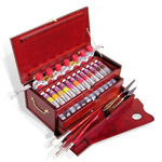LUKAS 1862 Deluxe Oil Color Wooden Box Set
