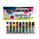 System 3 Acrylics Jumbo Set of 9