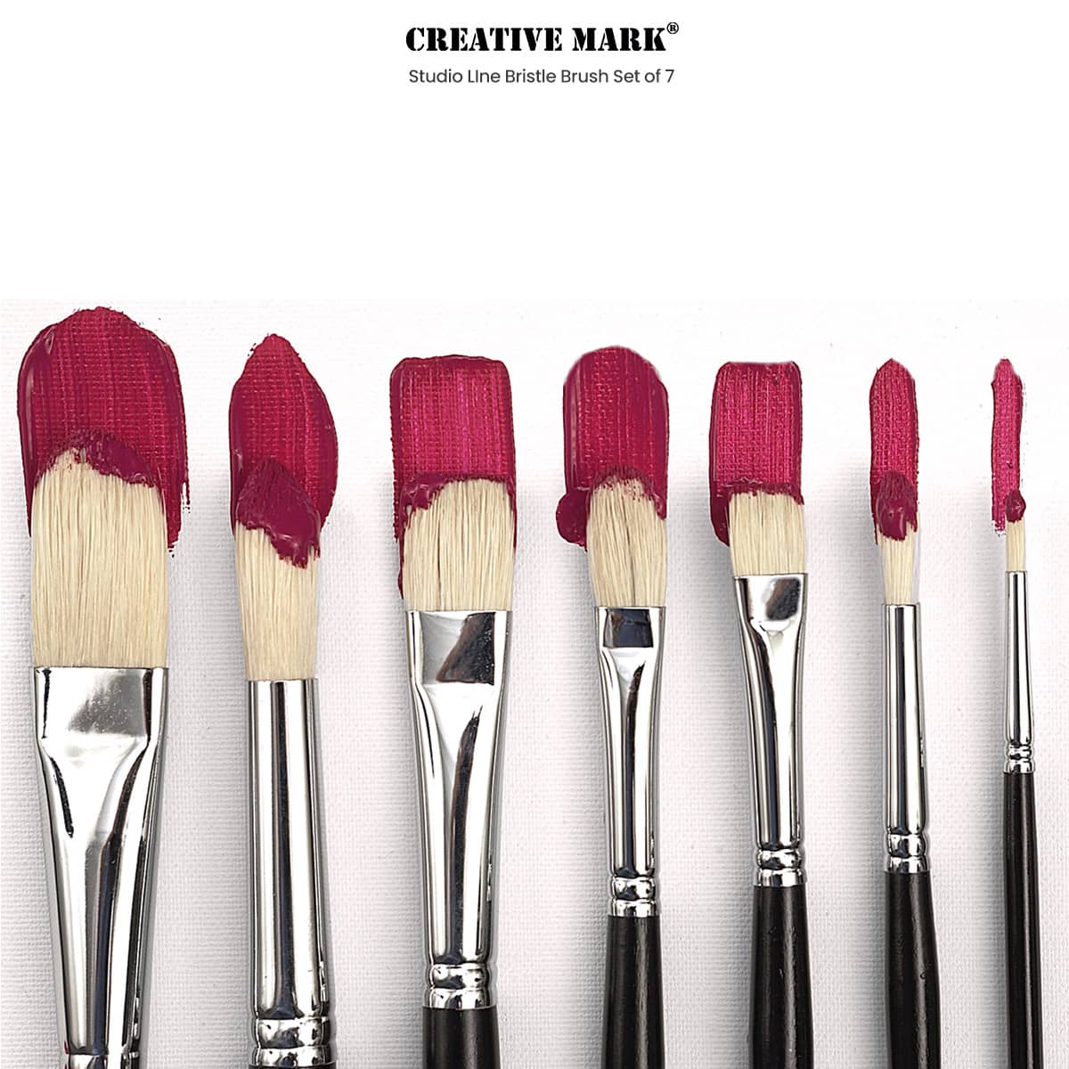 Creative Mark Studio Line Bristle Brush - Set of 7