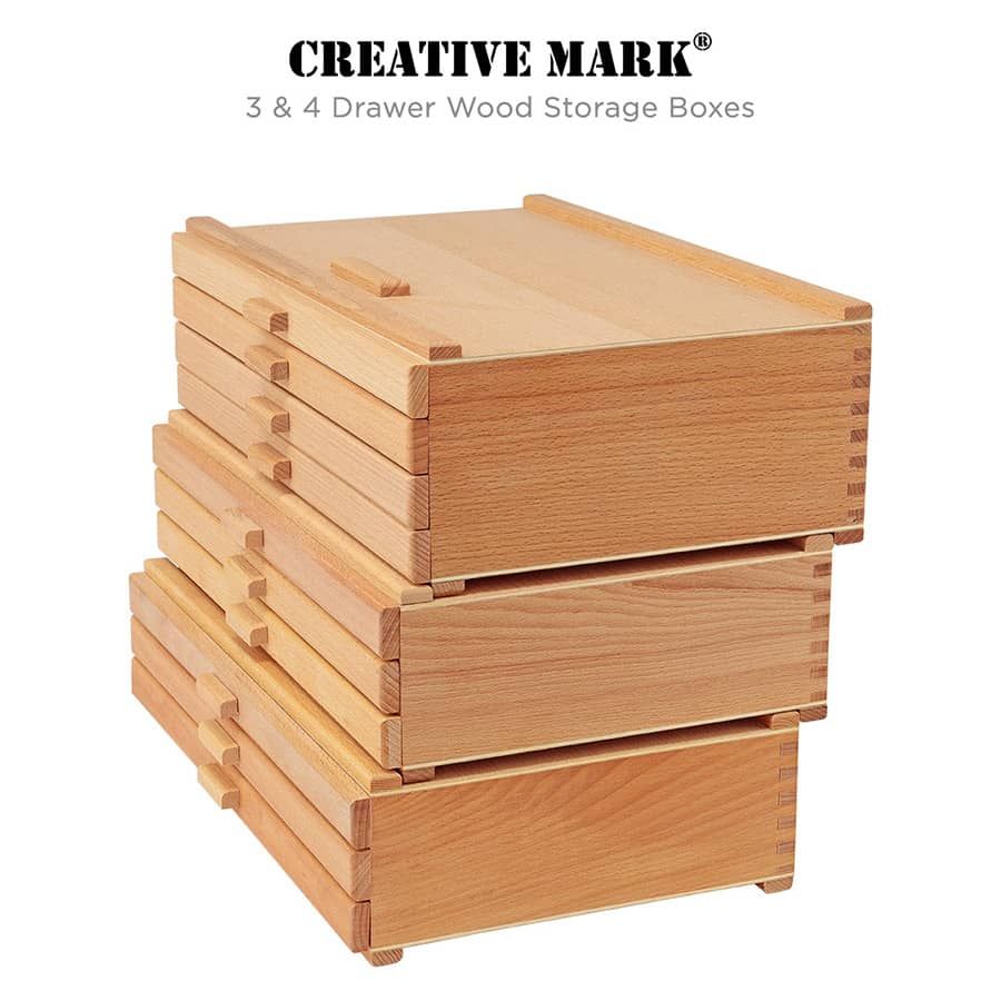 Creative Mark Wood Pastel Cabinets