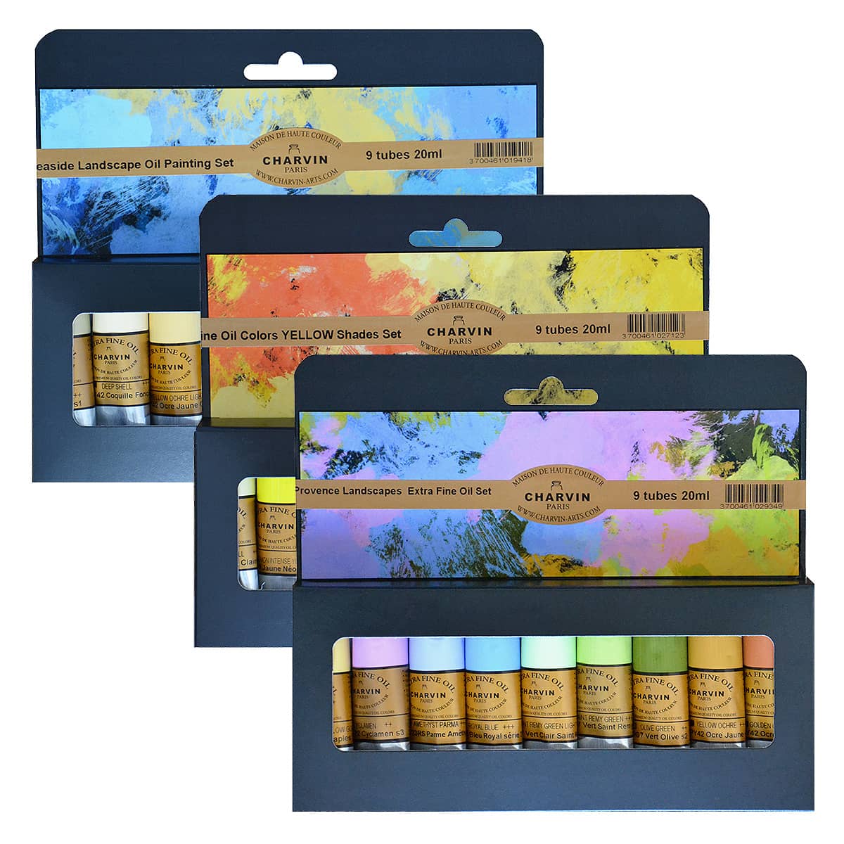 Charvin Extra-Fine Professional Oil Colors Bonjour Painting Sets
