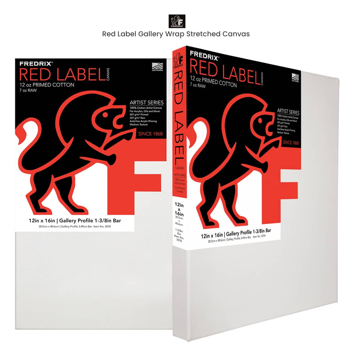 Fredrix Red Label Gallerywrap Stretched Canvas