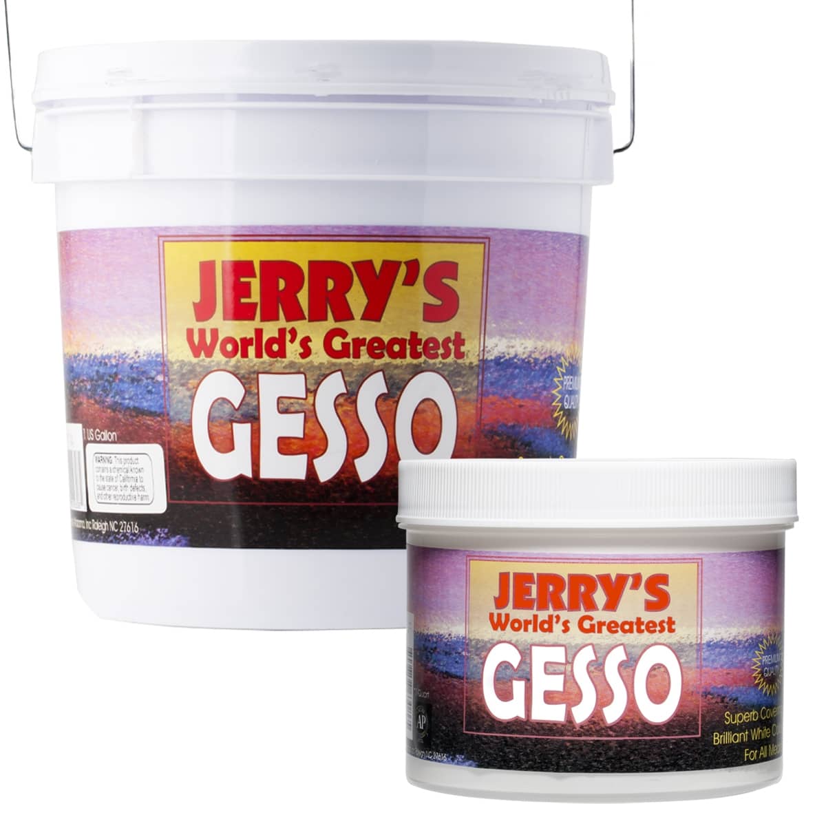 Jerry's World's Greatest - White Acrylic Artist Gesso Prime