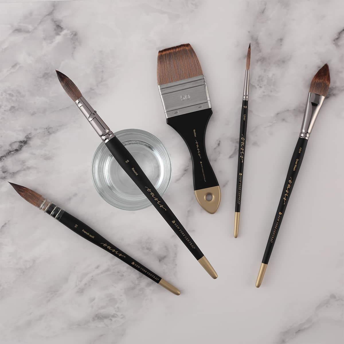 New York Central® Oasis Synthetic Brushes 
