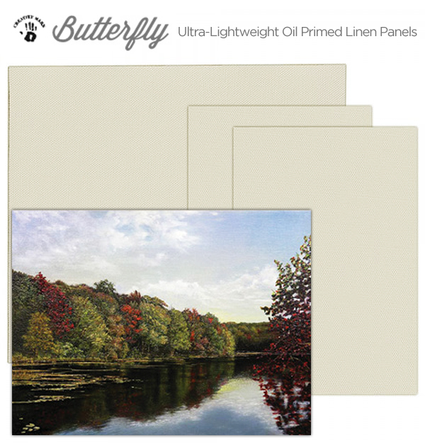 Plein Air Butterfly Ultra-Lightweight Oil Primed Linen Panels