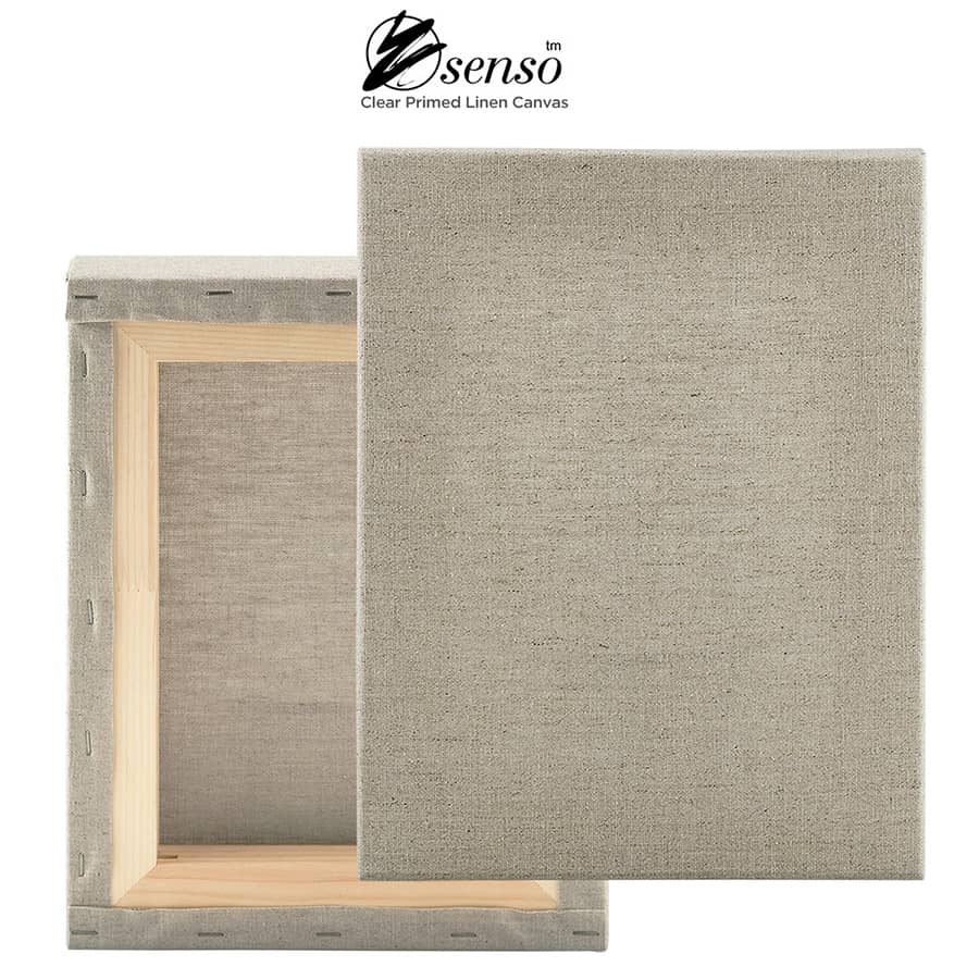 Senso Clear Primed Stretched Linen Canvas 1-1/2 Deep