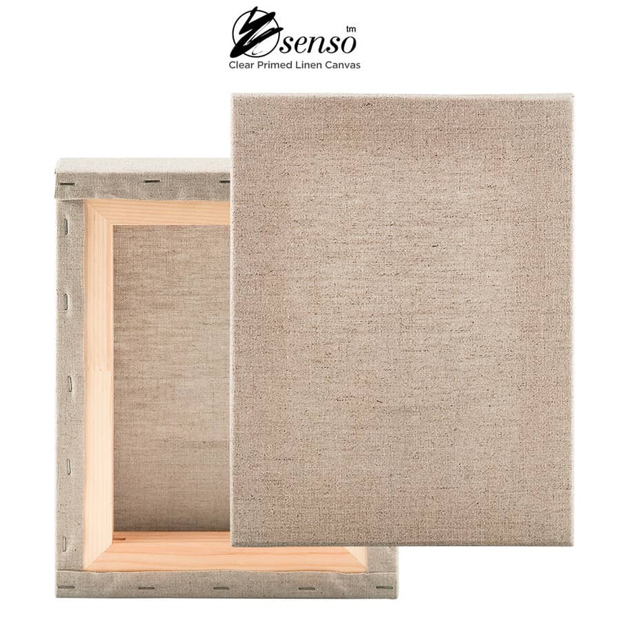 Senso Clear Primed Stretched Linen Canvas
