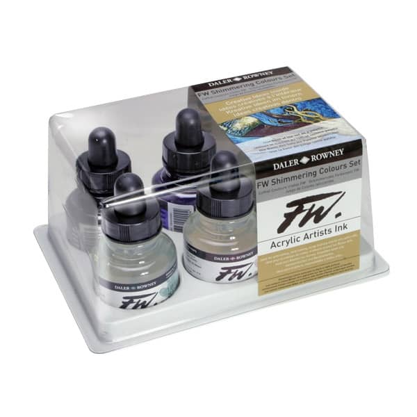 Daler-Rowney FW Acrylic Water-Resistant Artists Ink Sets