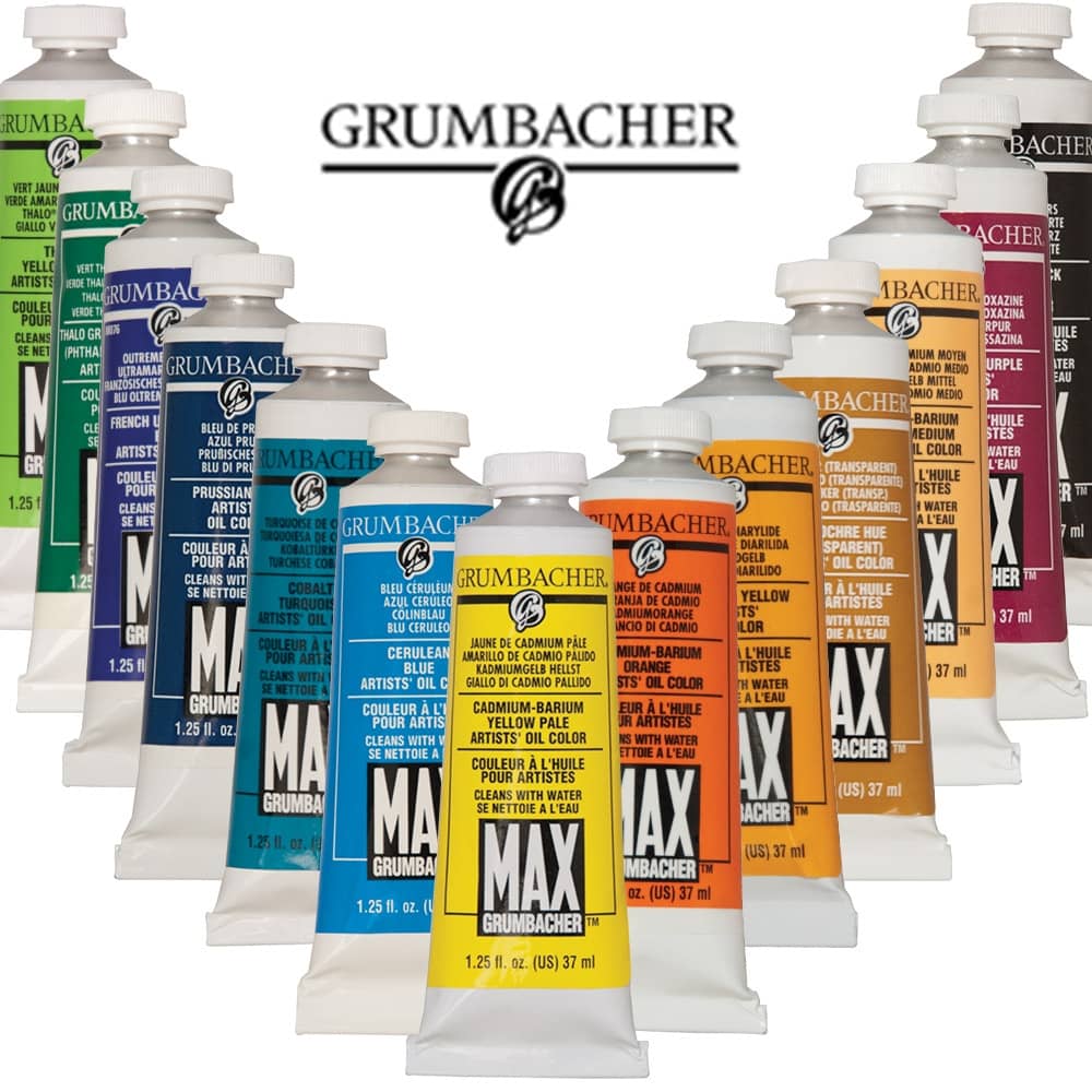 Grumbacher Max Artists' Water Mixable Oil Colors