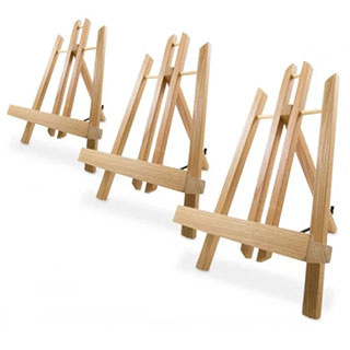 Artistry Bamboo Display Easel Box of 10 Small