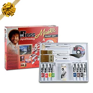 Bob Ross Oil Painting Master Set with DVD 8 Colors, 37ml