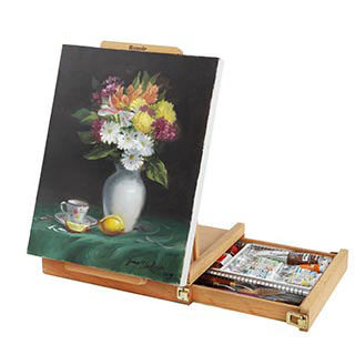 Renoir Table Easel & Sketchbox w/ Metal Lined Drawer