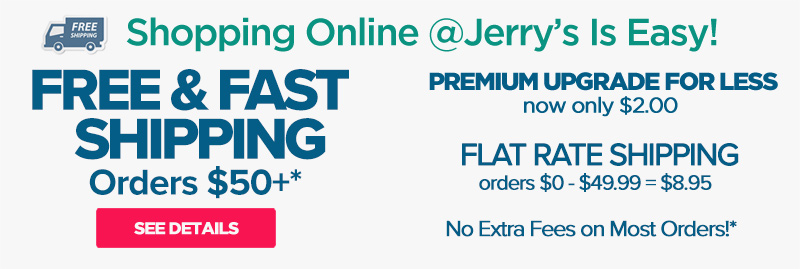 Free Shipping Orders $50+