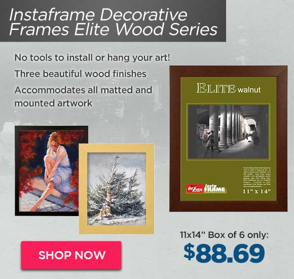 Instaframe Decorative Frames Elite Wood Series