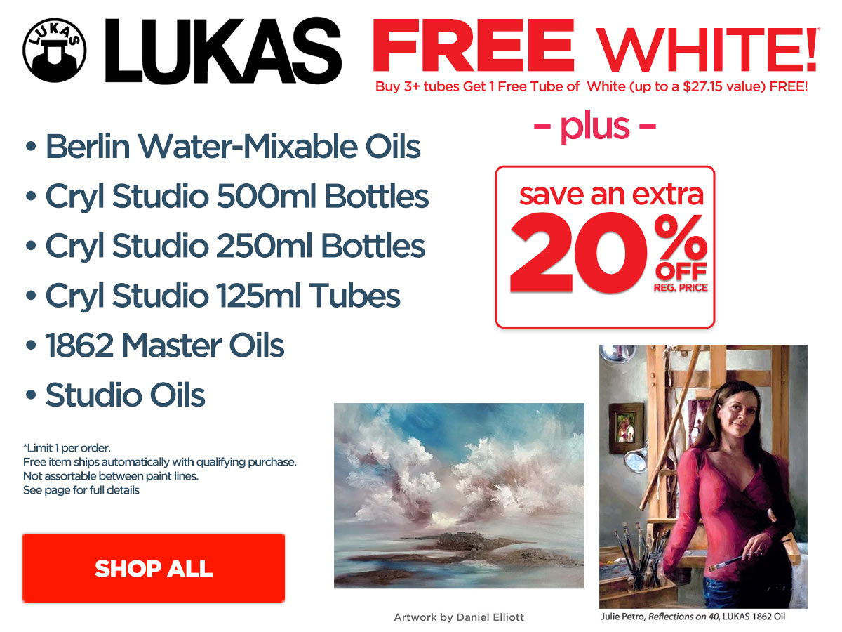Lukas White Sale + Extra 20% Off Regular Prices