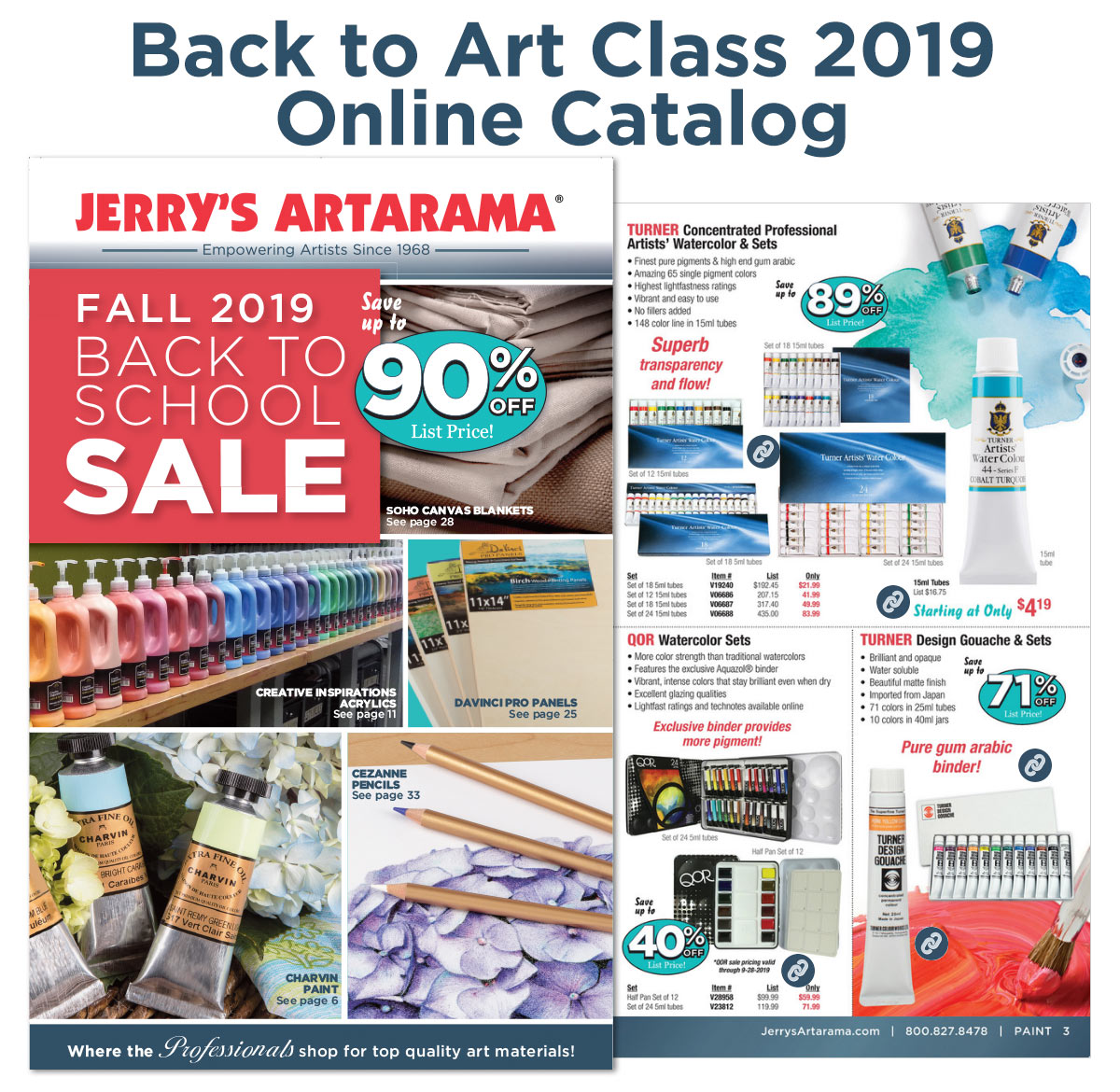 Back To Art Class 2019 Catalog