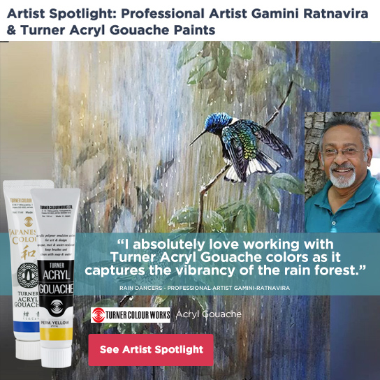 Artist Spotlight Gamini Ratnaviraturner-acryl-gouache
