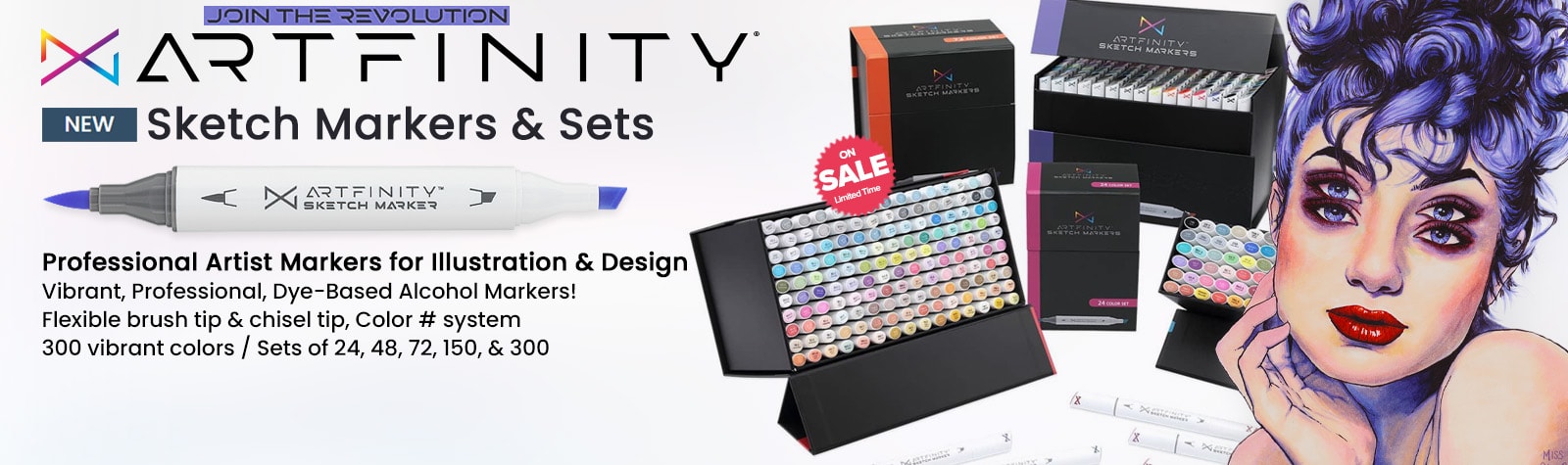Artfinity Sketch Markers and Sets