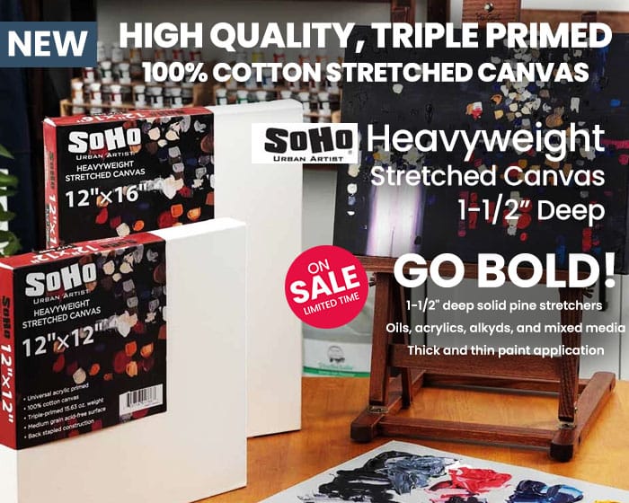 Shop SoHo Heavyweight Stretched Cotton Canvas