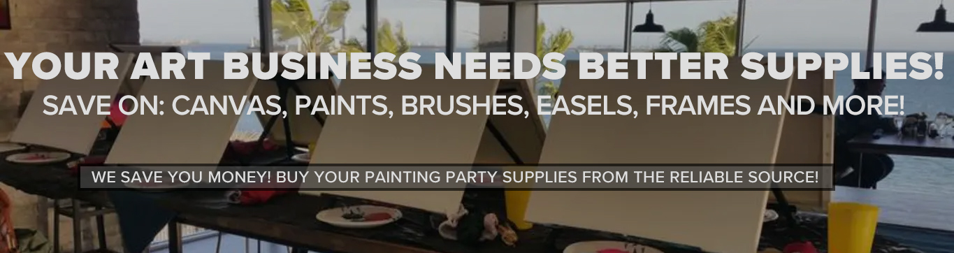 Art Painting Party Supplies for Art Parties and Businesses