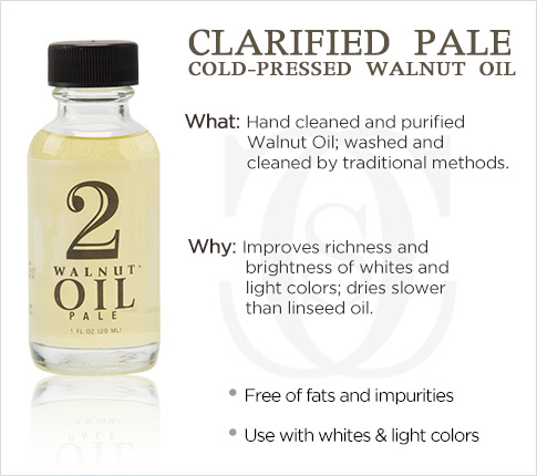 Clarified Pale Cold-Pressed Walnut Oil