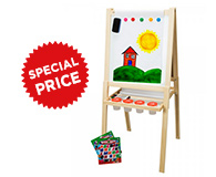 First Impressions Children's Easel 2 with Accessory Pack