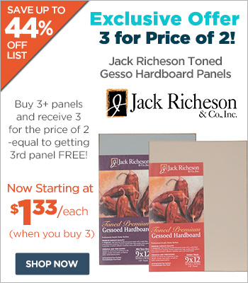 Jack Richeson Toned Gesso Hardboard Panels