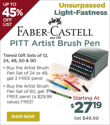 Faber-Castell PITT Artist Brush Pen Sets