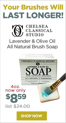  Lavender & Olive Oil All Natural Brush Soap