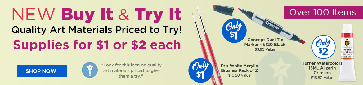 Buy It Try It - Art Materials Priced To Try