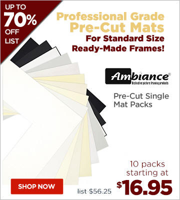  Ambiance Pre Cut Single Mat Packs 