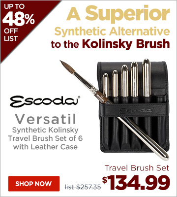 Escoda Versatil Synthetic Kolinsky Short Handle Brushes