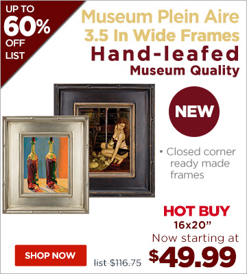  Museum Plein Aire 3.5 In Wide Frames 