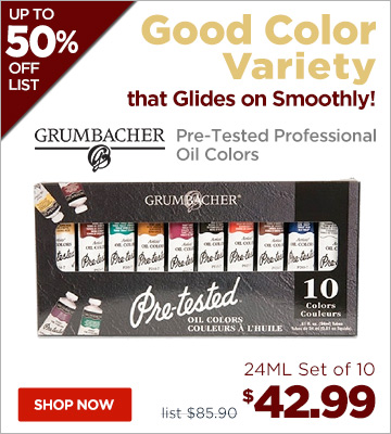 Grumbacher Pre-Tested Professional Oil Color Sets