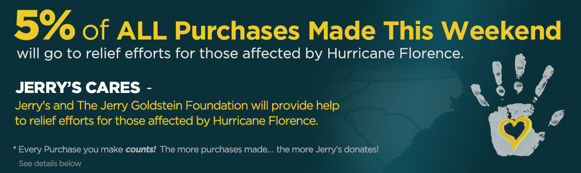Hurricane Relief 5% Donation  Banner 