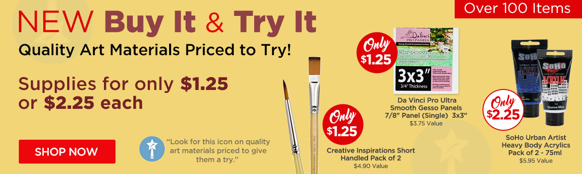 Buy It Try It - Art Materials Priced To Try