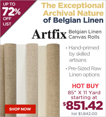 ArtFix Belgian Linen Canvas Rolls