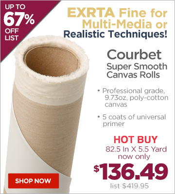 Courbet Super Smooth Canvas Rolls