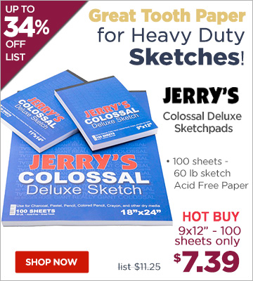 Jerry's Colossal Deluxe Sketchpads