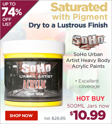 SoHo Urban Artist Heavy Body Acrylics - 500ML Jar