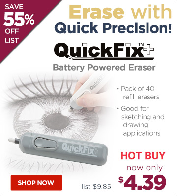  QuickFix+ Battery Powered Eraser