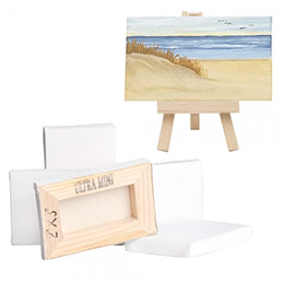 Creative Mark Ultra Mini Stretched Canvas And Easels