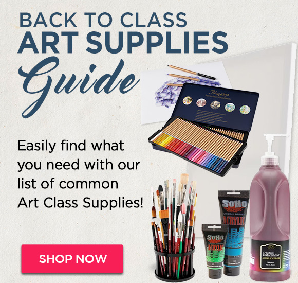 Back to Art Class Art Supplies Giude
